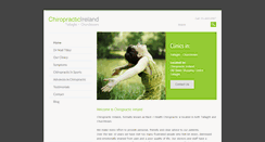 Desktop Screenshot of chiropractic-ireland.com